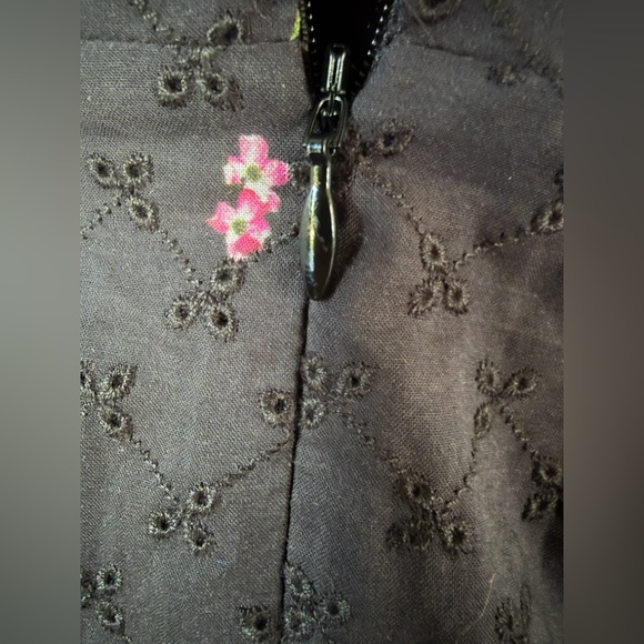 Parker Black Floral Midi Dress - Picture 7 of 12